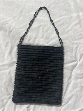 GAP Black Beaded Mini Bag